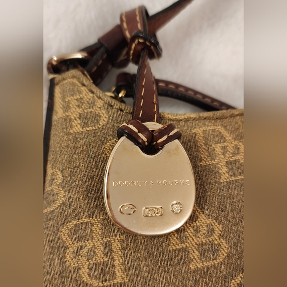 Dooney and Bourke Brown Mini Bitsy Bag - Picture 3 of 11